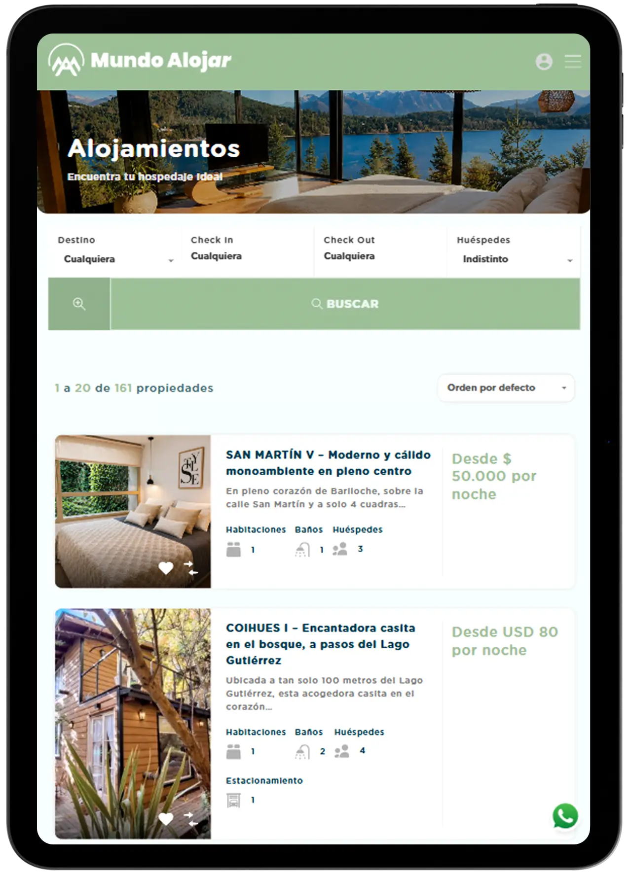 Mundo Alojar nuevo tablet